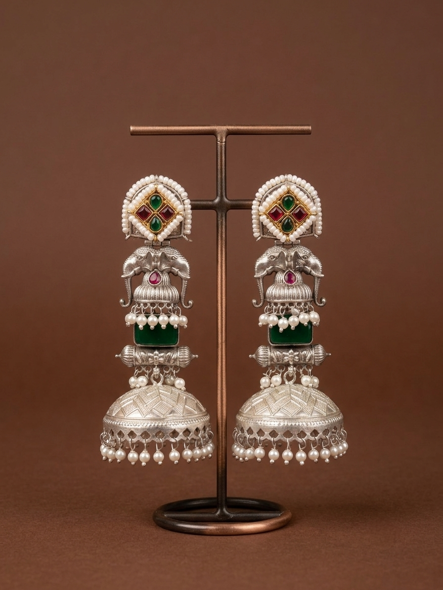 Roopa Oxidized Dangler