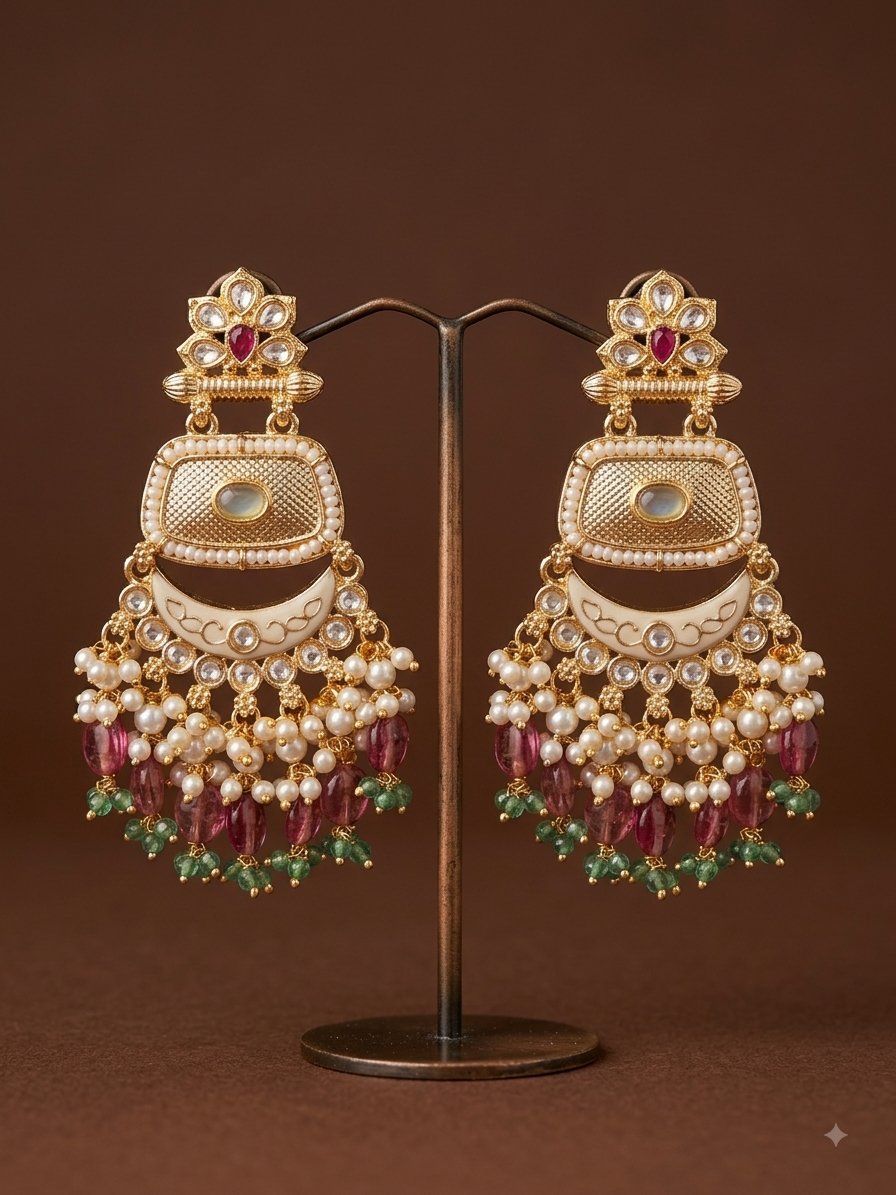 Chitra Chandbali Earrings