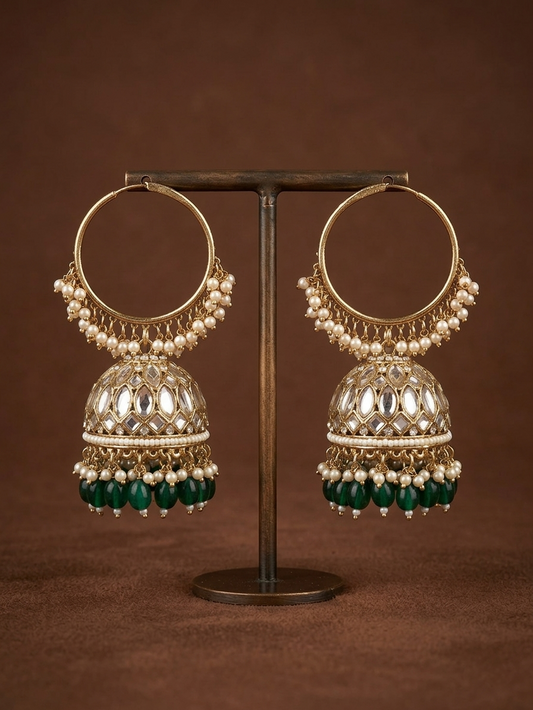 Manjari Hoop Eearings