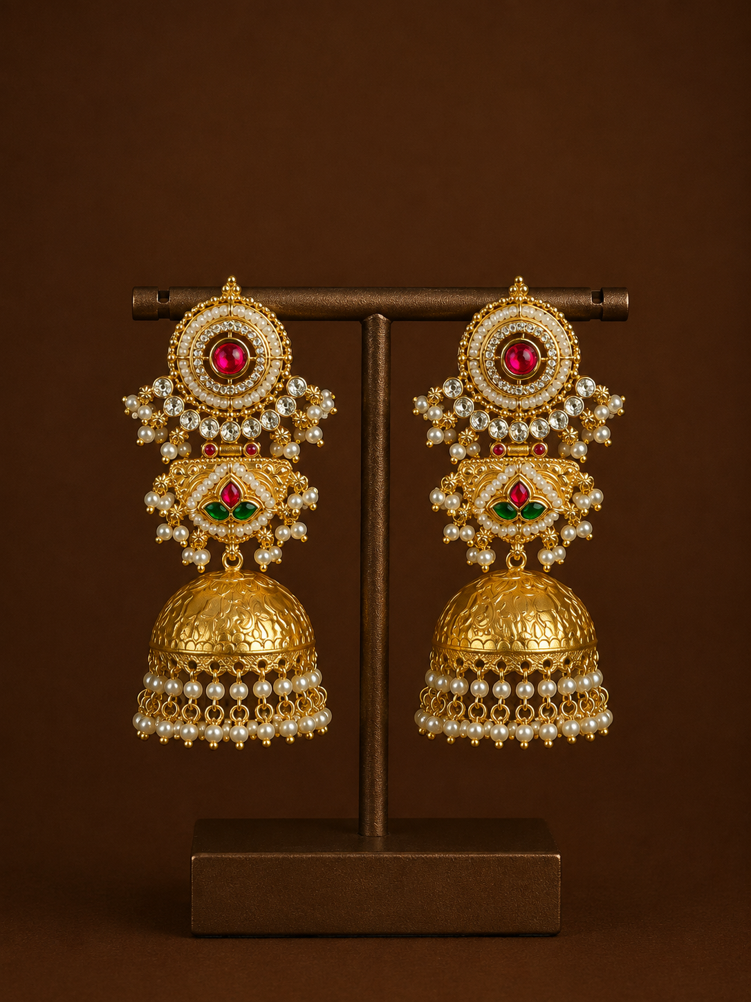Meera Premium Shimmer Jhumka