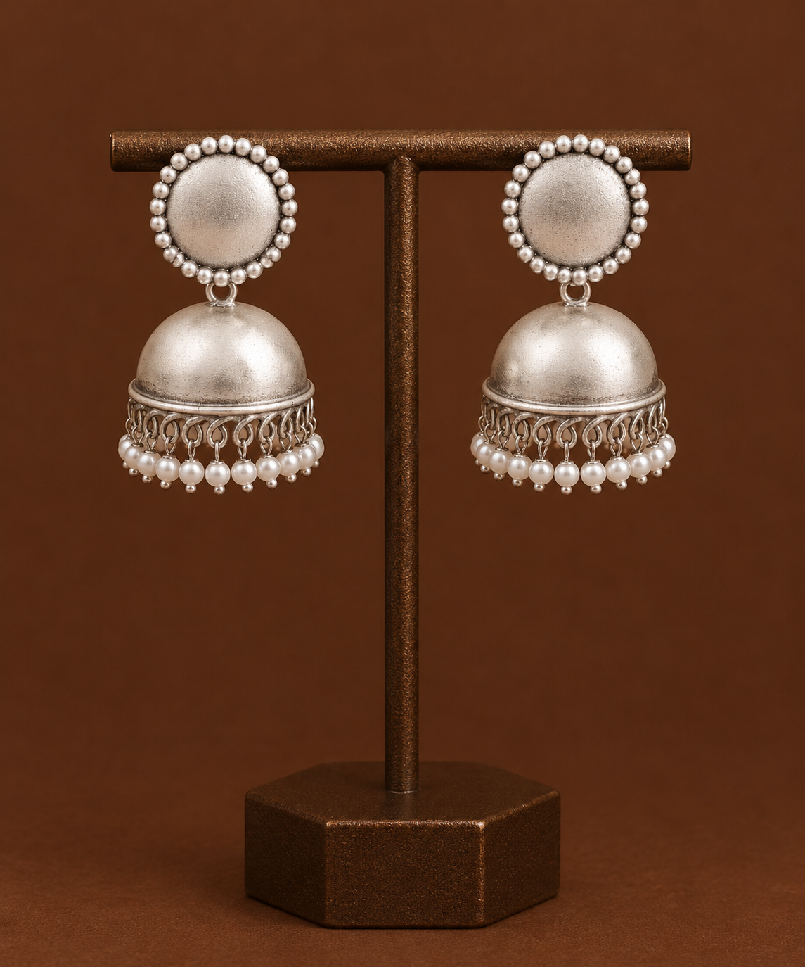 Raani Oxidized Jhumka