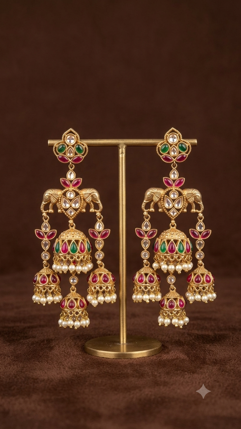 Gauri Layered Dangler