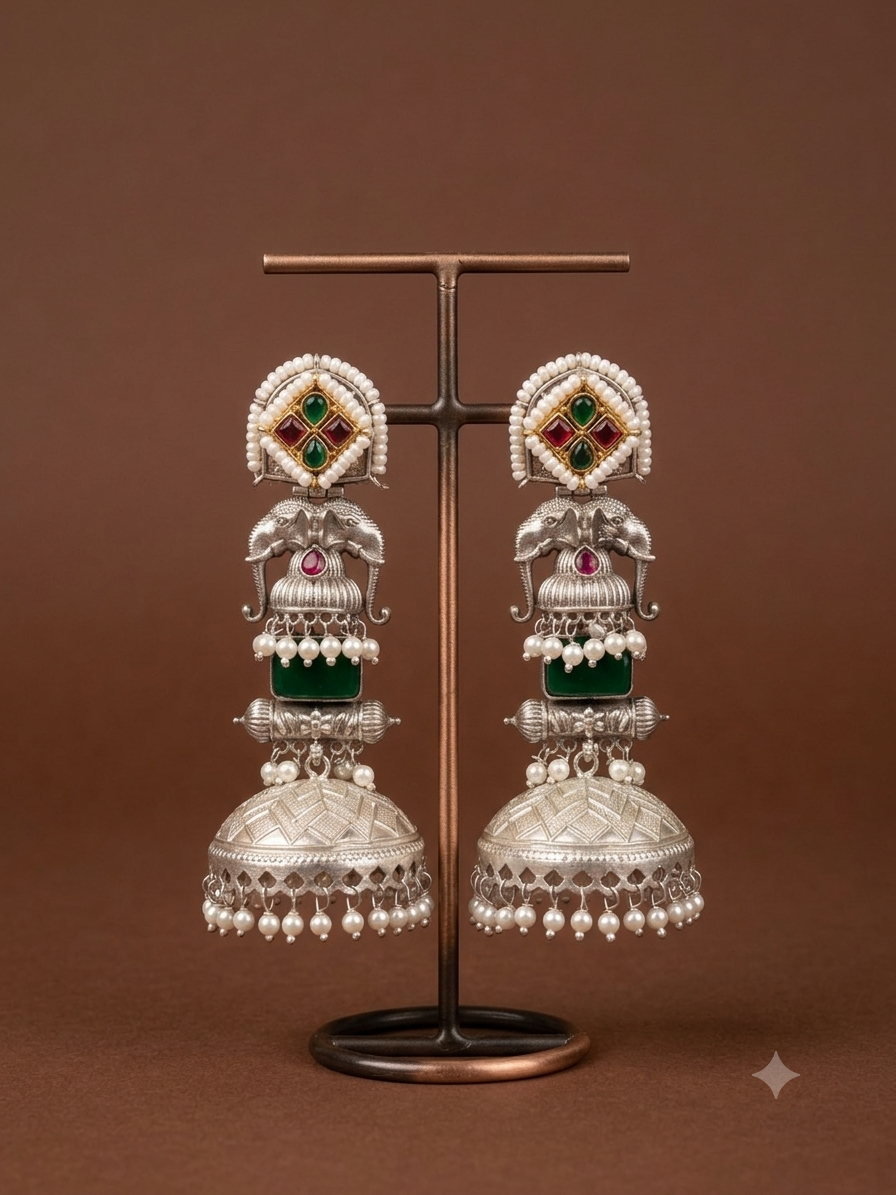 Roopa Oxidized Dangler