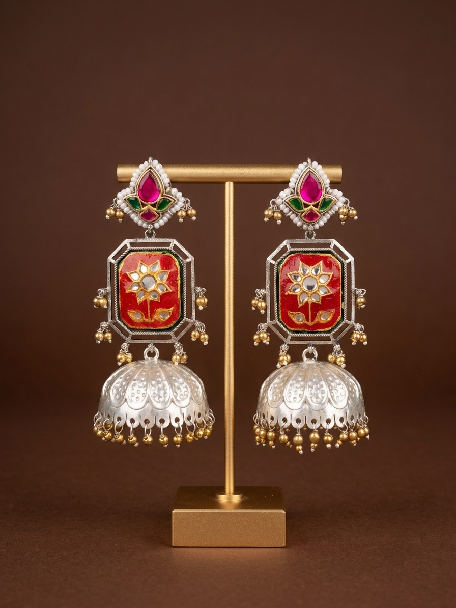 Preksha Oxidized Jhumka