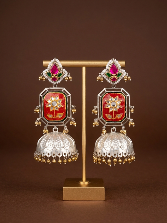 Preksha Oxidized Jhumka