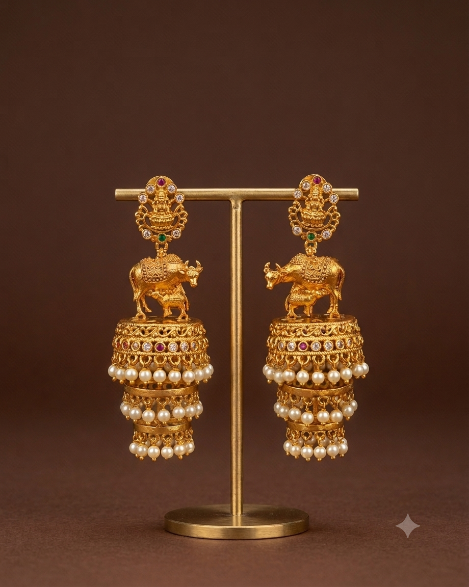 Tarini Layered Jhumka