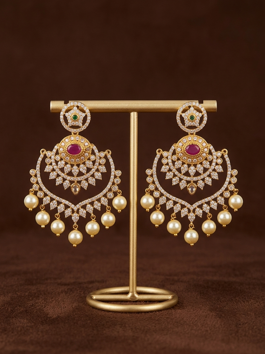 Ritika AD Stone Dangler