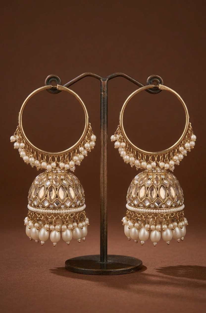 Manjari Hoop Eearings