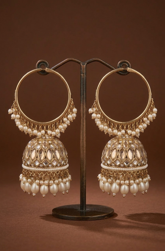 Manjari Hoop Eearings
