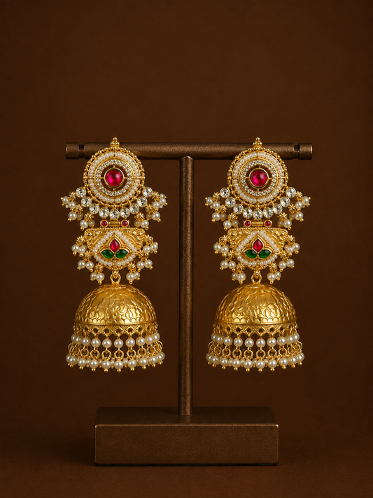 Meera Shimmer Jhumka