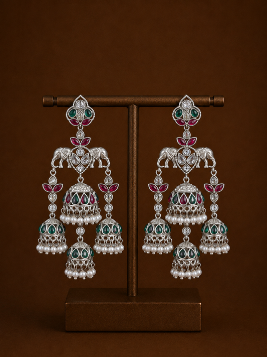Nandita Layered Jhumka