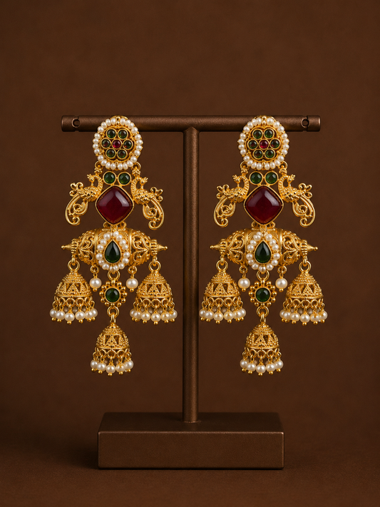 Ikshita Layered Jhumka
