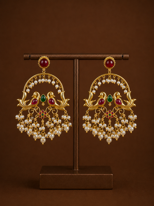 Vaidehi Peacock Jhumka